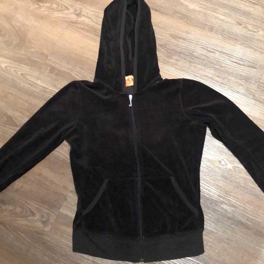 Juicy Couture black hoodie jacket